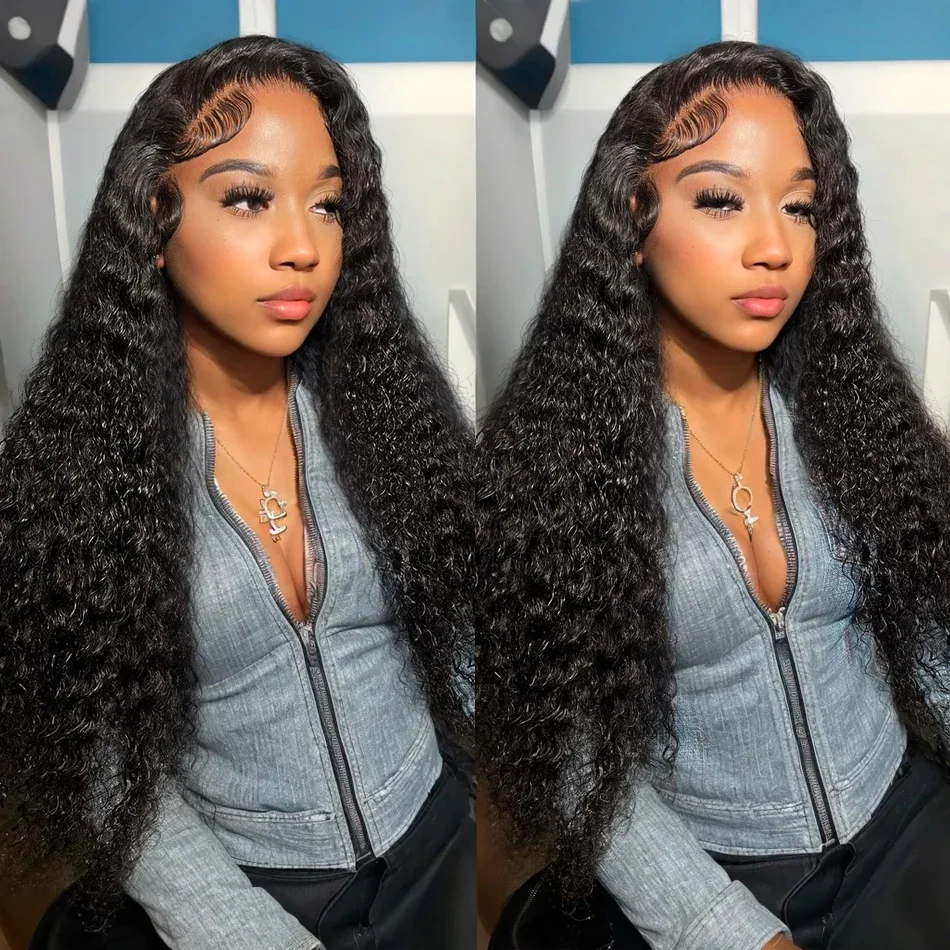 water Wave 4 Bundles Human Hair Brazilian Human Hair Curly Bundles With Closure Virgin Weave Natural Black