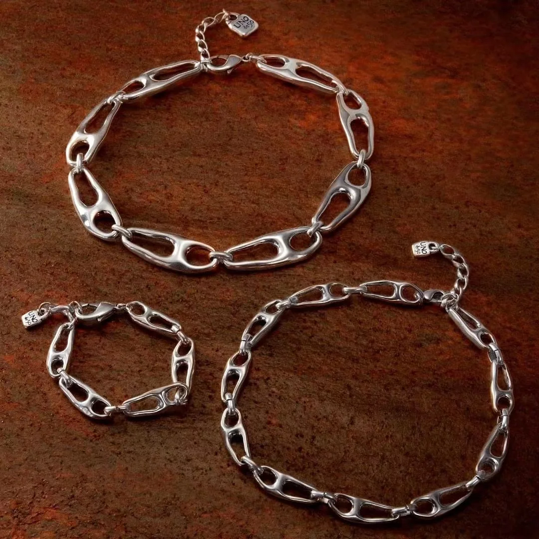 2022 hot selling UNODE fashion high-quality handmade gold and silver bracelet necklace factory wholesale gift ladies free shippi