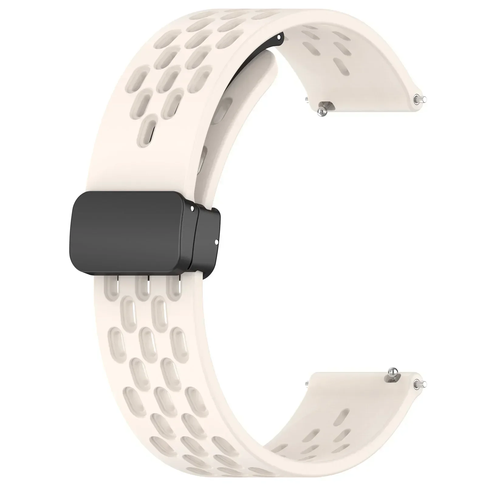 Silicone Strap with Folding Magnetic Buckle | Replacement Accessories Bracelet