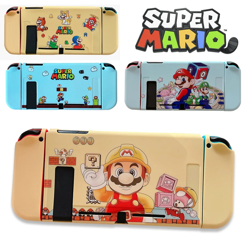 Super Mario Bros Soft Tpu Cover Protettiva Per Nintendo Switch Ns Oled Joy-Con Controller Cover Protettiva Accessori Per Giochi Regalo