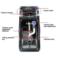 Cigarette Rolling Machine Tobacco Roller EU US Plug Smoking Tool DIY Electric Automatic Injector Maker Smoking Accessories 2