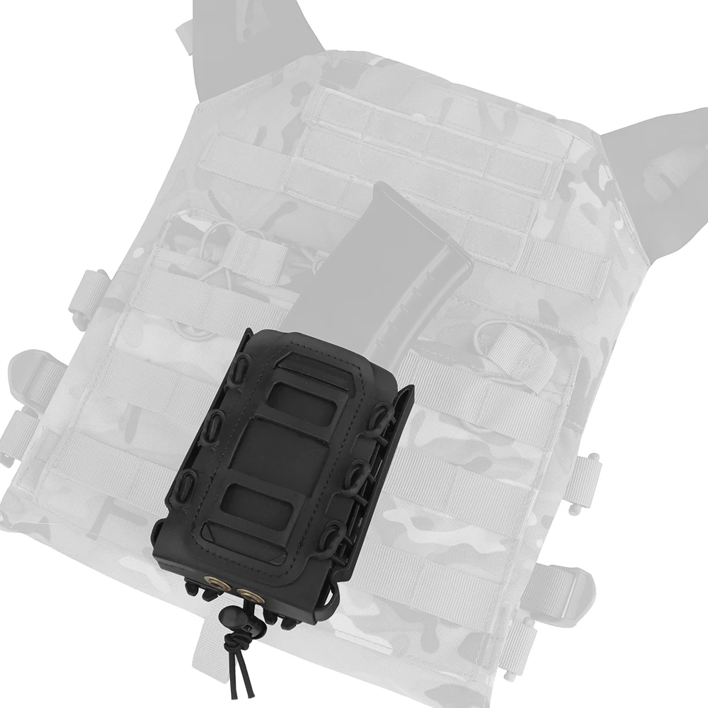 Magazine Pouch 5.56 Magazine Pouch Carrier Fast Mag Flexible Molle for AK 74/47 AR M4 5.56/7.62