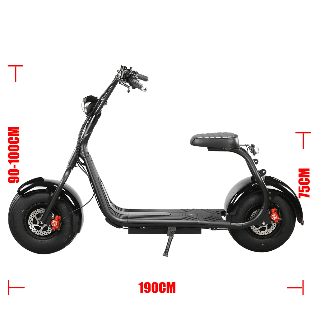Citycoco adulti Scooter elettrico 2000W motore 60 v12ah batteria