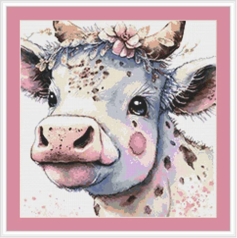 

25 акварельных крупного рогатого скота 5-46-46 Набор для вышивки крестиком Aida 14CT 14CT холщовая ткань Набор для вышивки декор гостиной