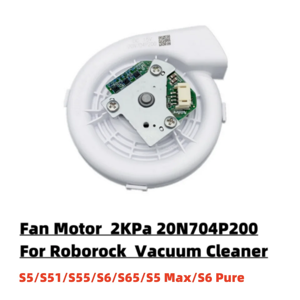 Оригинальный двигатель вентилятора 2 кПа 20N704P200 для Roborock S5/S51/S55/S6/S65/S5 Max/S6, чистая запасная деталь Оригинальный двигатель вентилятора 2 кПа 20N704P200 для Roborock S5/S51/S55/S6/S65/S5 Max/S6, чистая запасная деталь