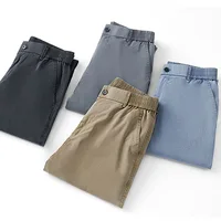Jeans d'été en tissu Lyocell doux ultra-mince de haute qualité pour hommes, pantalons en denim droits adt, confortables, respirants, décontractés, fjM-5XL 5