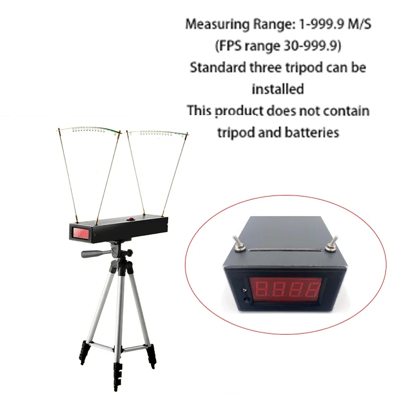 30-9999fps Pro Velocimetry Velocity Speed measuring instruments Slingshot Bow Speed Meter Chronograph For Shooting Playthings shooting speed meter shooting tachometer