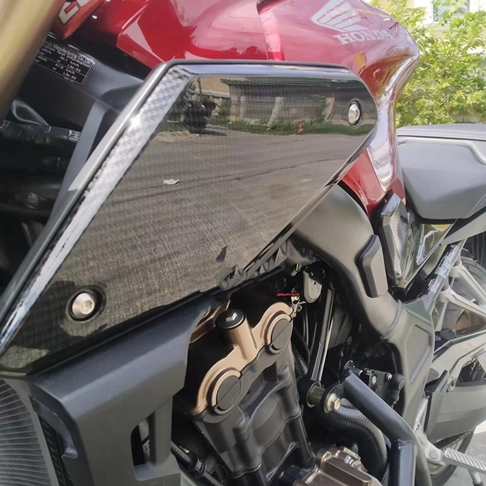 

Топливный бак из углеродного волокна для мотоцикла Honda CB650R CB 650R 100% левая и правая боковые панели впускная накладка защитная накладка крышка Накладка