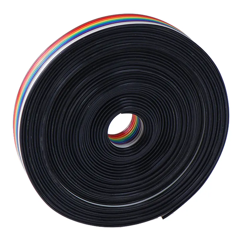 5Meters 10P Cable Ribbon Cable 10 WAY Flat Cable Color Rainbow Ribbon Cable Wire 5M image 6
