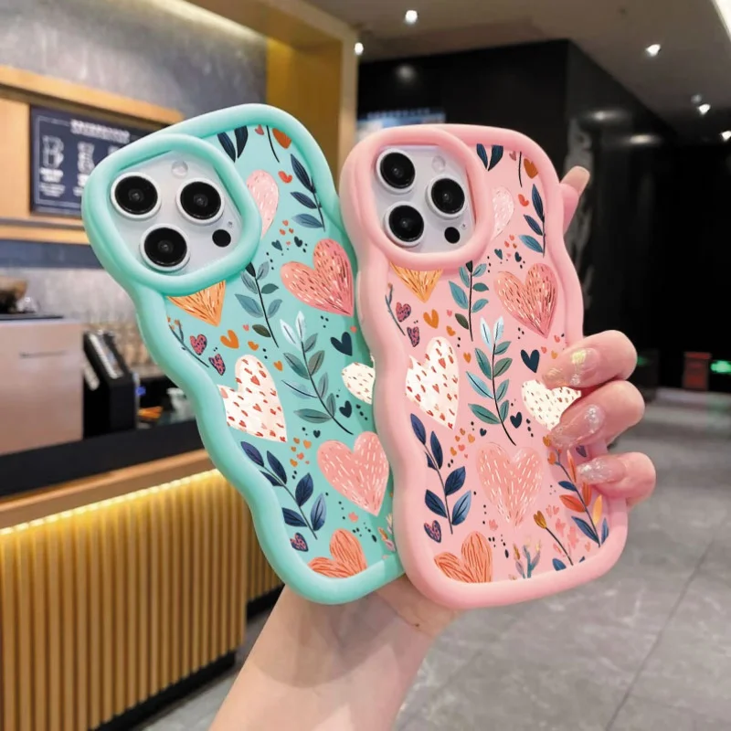 Charming Floral Soft Silicone Phone Case
