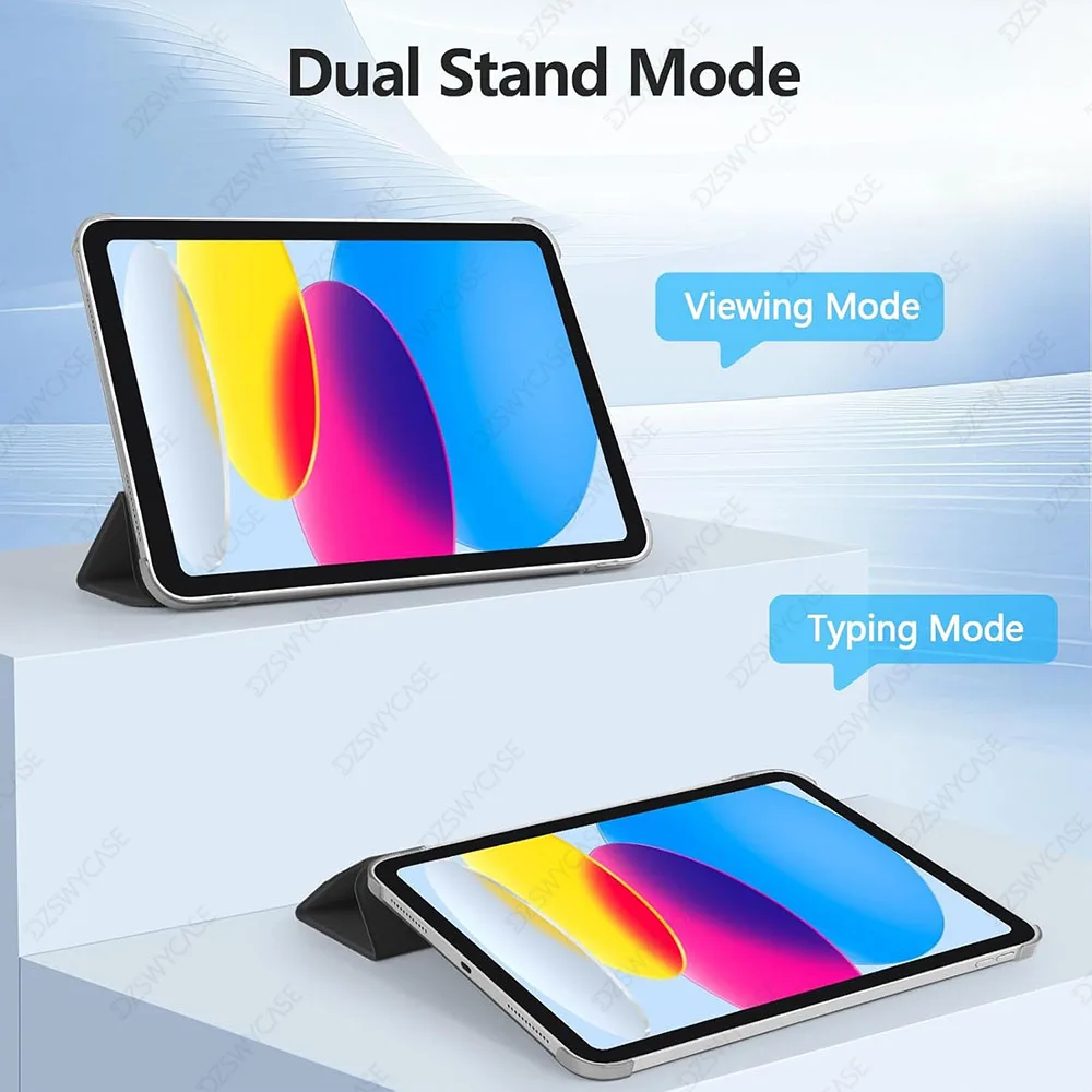 Sleek Frosted Back Shell Case with Auto Wake/Sleep Feature