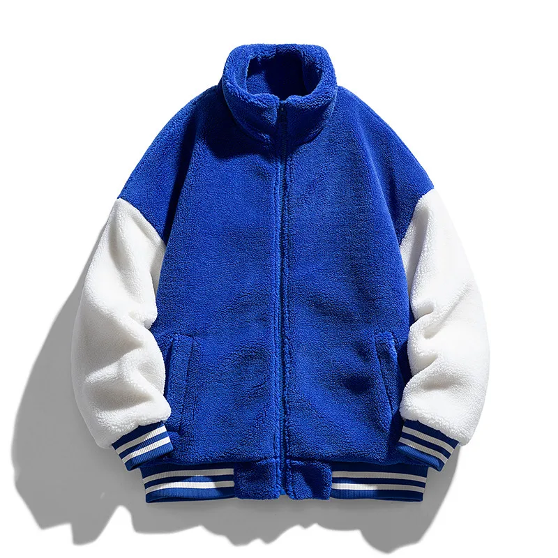 

Winter Fleece Jacket Men Comfortable Coats Parka Man Patchwork Thicken Outwear Warm Coat Male Casual Streetwear Clothing