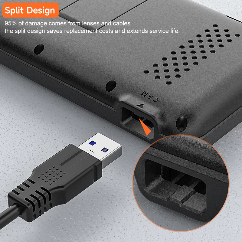 5 ''IPS 스크린 산업용 내시경 자동 초점 카메라 HD1080P 단일 듀얼 트리플 렌즈 비디오 USB 프로브 자동차 검사 내시경