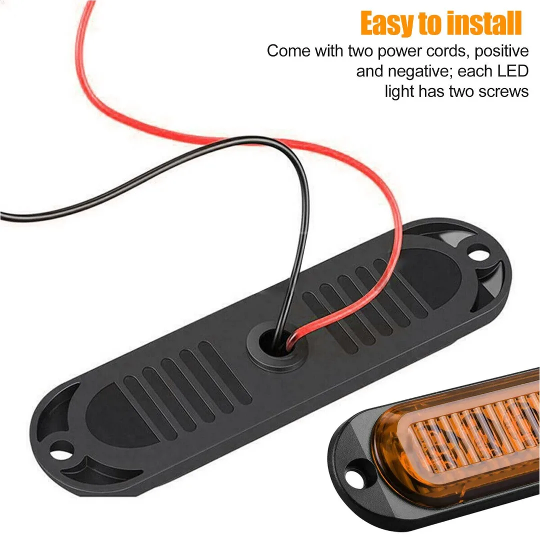 Mayitr ���̵� ��Ŀ Ŭ����� ����, ��κ��� 12V Ʈ���Ϸ��� ��ȣ ����, SMD2835 �ڹ�, ���� 4 LED, IP65, 12-24V, 5W, 4 ��