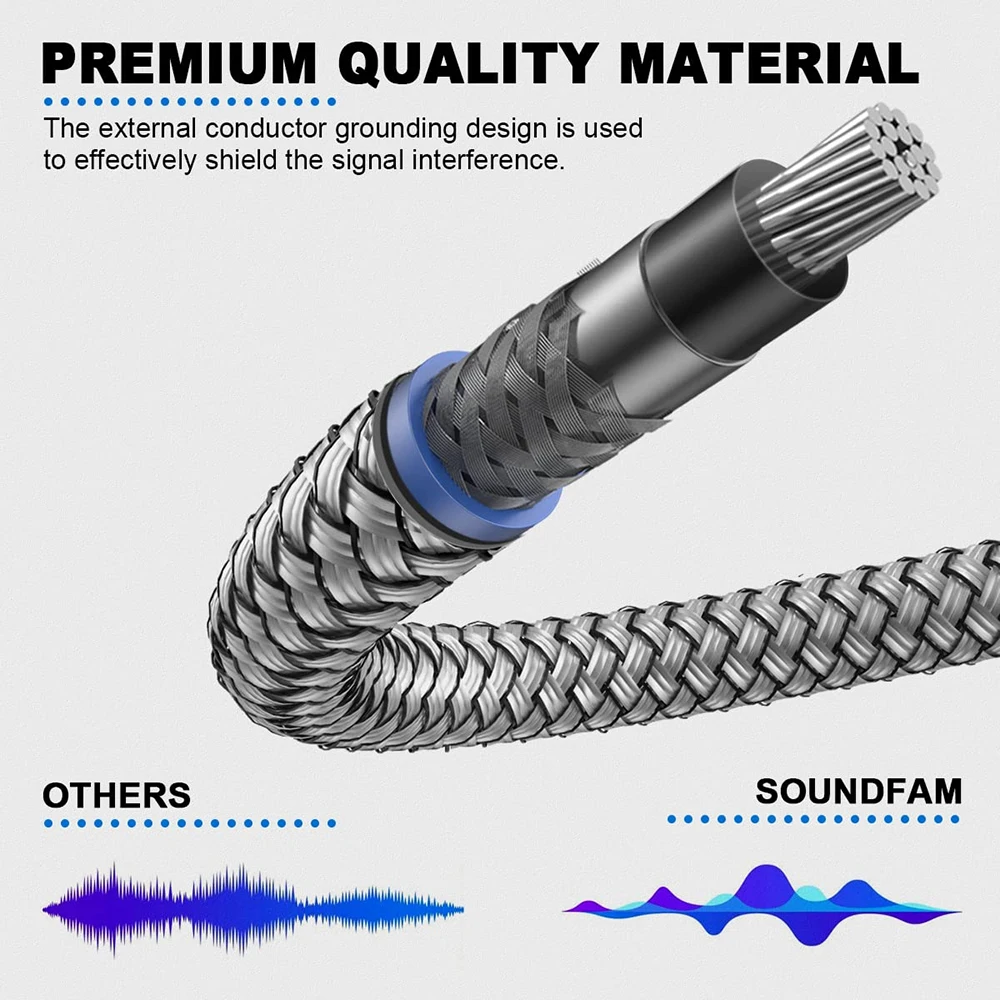 Gold-Plated High-Fidelity Coaxial Audio Cable - Digital RCA to RCA (1m to 15m)