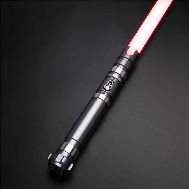 RGB Metal Lightsaber Laser Espada Sabre De Luz Sword Rave Weapon 12 Colors Change 5sets Soundfonts Force FX FOC Blaster Toy 6
