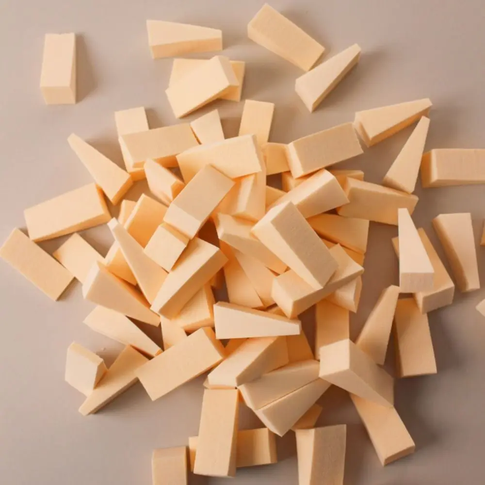 Soft Triangle Makeup Sponge Dry And Wet Mini Powder Puff Blend Smearing Puff Liquid Foundation Sponge Cosmetic Puff Beauty