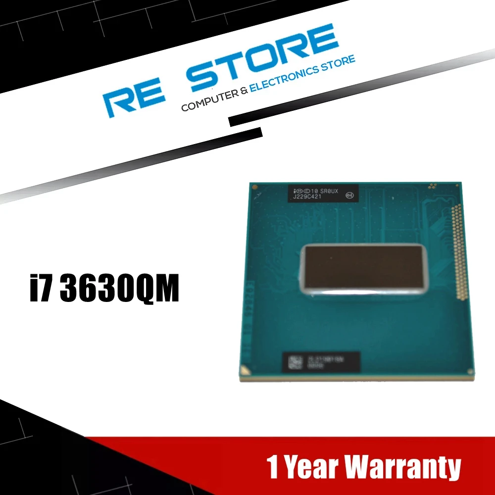 Processore Per Notebook Reinscer I7-3630QM | Quad Core 45W, Socket Per Portatile, Prestazioni Elevate Per Calcolo E Multitasking, Compatibile Con Laptop Selezionati