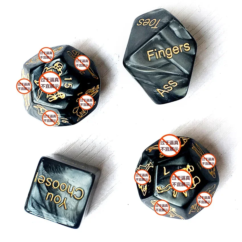 Sex Dice Adult Game Couples Sex Dice Dados Sexuales Cubes for Adults Cubes Dobbelstenen for Sexy Games Set 4 Pcs game dice dice set