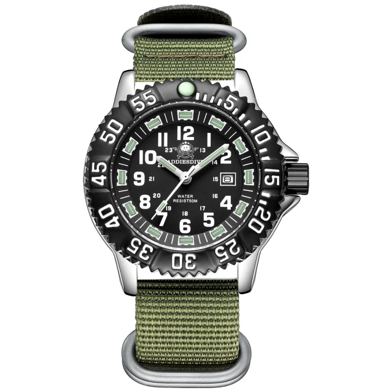 MY-047 Addies Night Glow Men's Watch Outdoor Sports Multi functional Waterproof Men's Quartz Watch