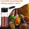 5/10/15/20PC Jars for spices Salt and Pepper Shaker Seasoning Jar spice organizer Plastic Barbecue Condiment Kitchen Gadget Tool 5