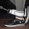 Leather Ankle Strap Cuffs Adjustable For Cable Machine Attachment Home Gym Foot Resistance Training Legs Strength Body Building 5