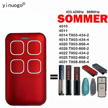 SOMMER 4014 4013 TX03 434 2 4 4022 434-2 433.42MHz 차고 문 원격 제어 4020 4026 4025 4031 TX03 TX02 TX08 868 2 4 868MHz