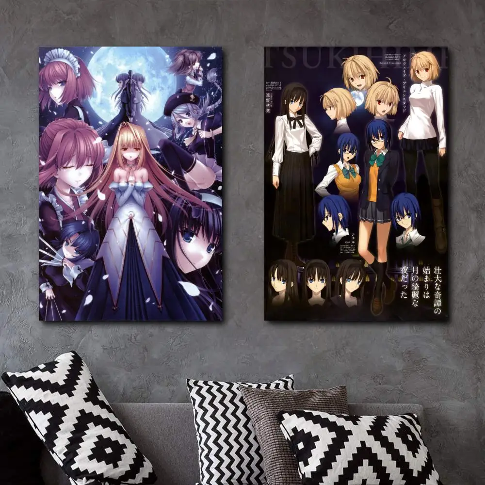 Товары премиум-класса Tsukihime для фильмов и видеоигр художественный плакат на