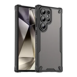 Frosted Shockproof Case for Samsung Galaxy Smartphones (Black)