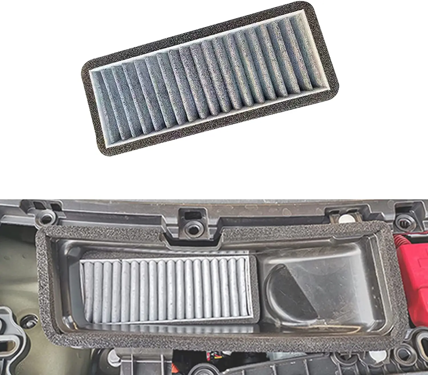 Tesla Model 3 Car Intake Air Filter Melt Blown Fabric Flow Vent Cover Trim Dust Prevention Intake Cover