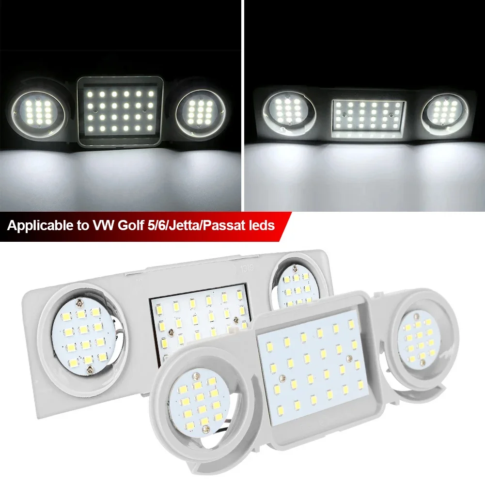 Enhanced Car Interior Dome Roof Lights with 48 LED Illumination