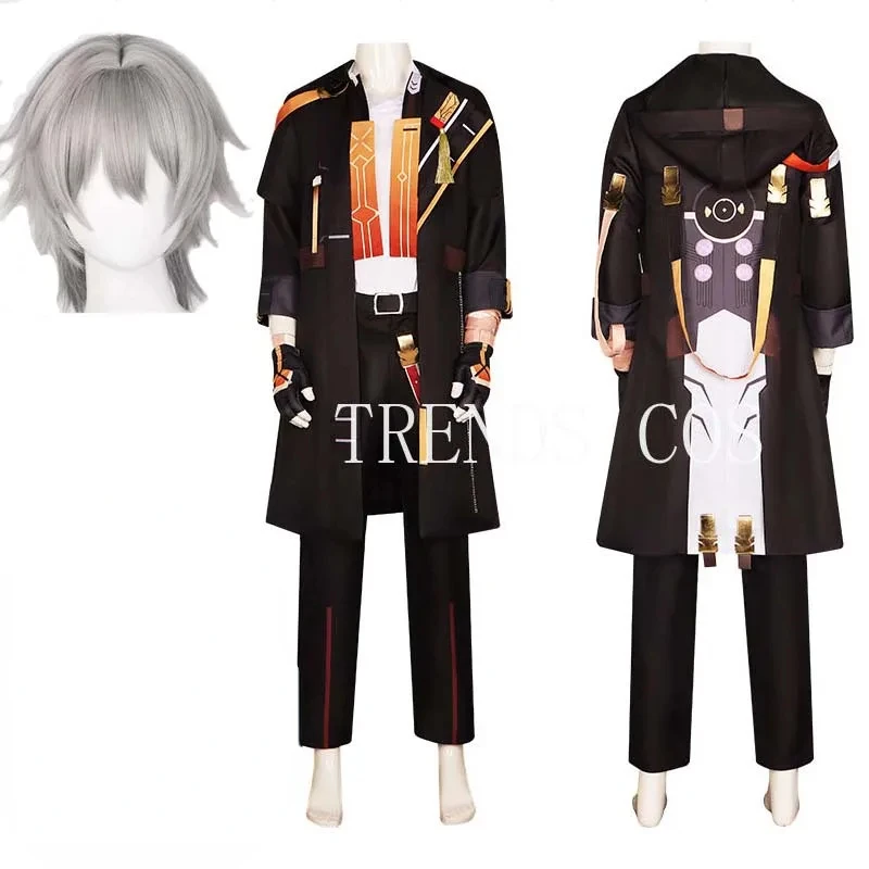 Anime Cosplay Male Trailblazer Caelus Costume Full Set for Comic Con