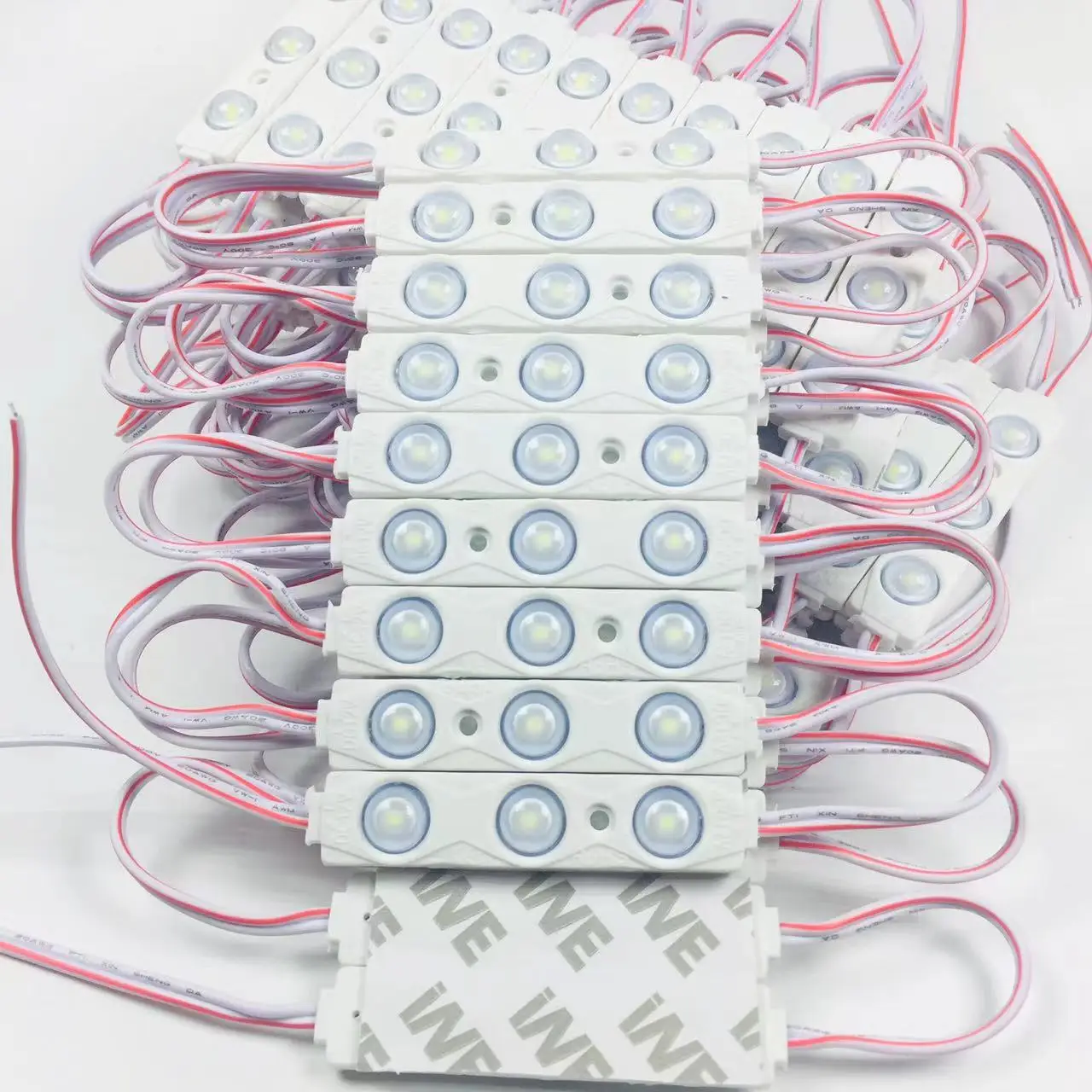 SMD2835 주입 LED 모듈, 렌즈 포함, 160 도 슈퍼 브라이트, LED 배너..