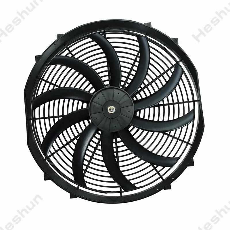 冷却ファン、16インチ、12 VDC、2170 CFM。 冷却ファン,16インチ,12v,120w,ユニバーサル,有線,スリム,黒,高性能