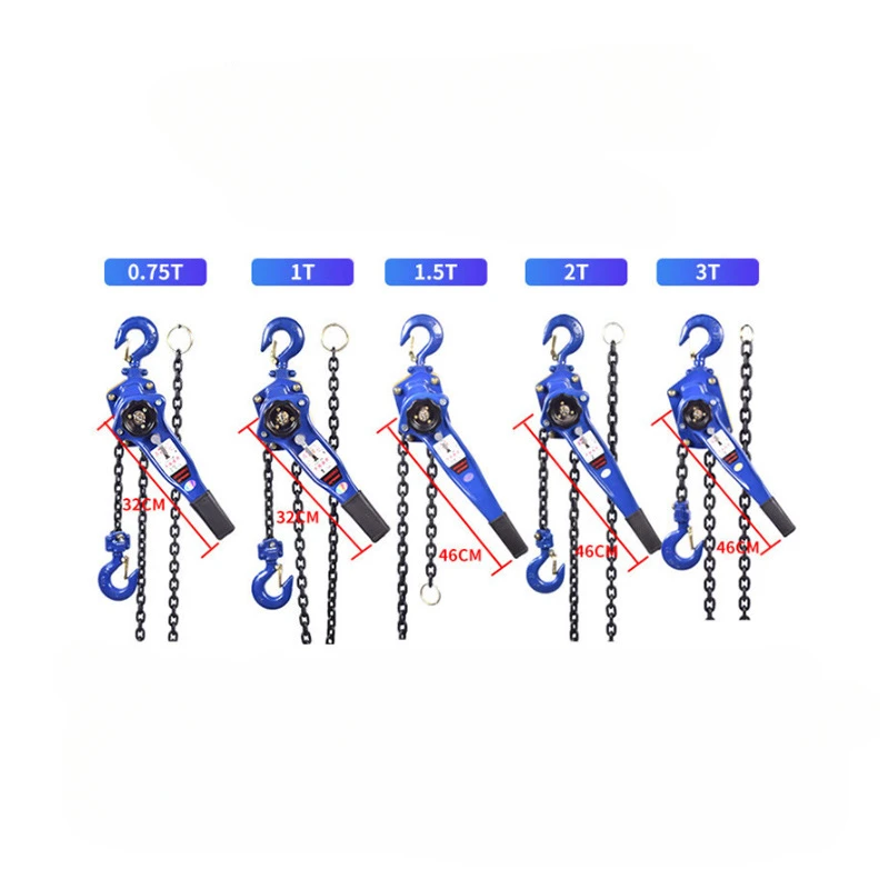 1 T тянущий гаечный ключ, ручная подъемная цепная лебедка, ручной подъемник, портативный рычажный блок, перевернутый цепной подъемник, затяжка