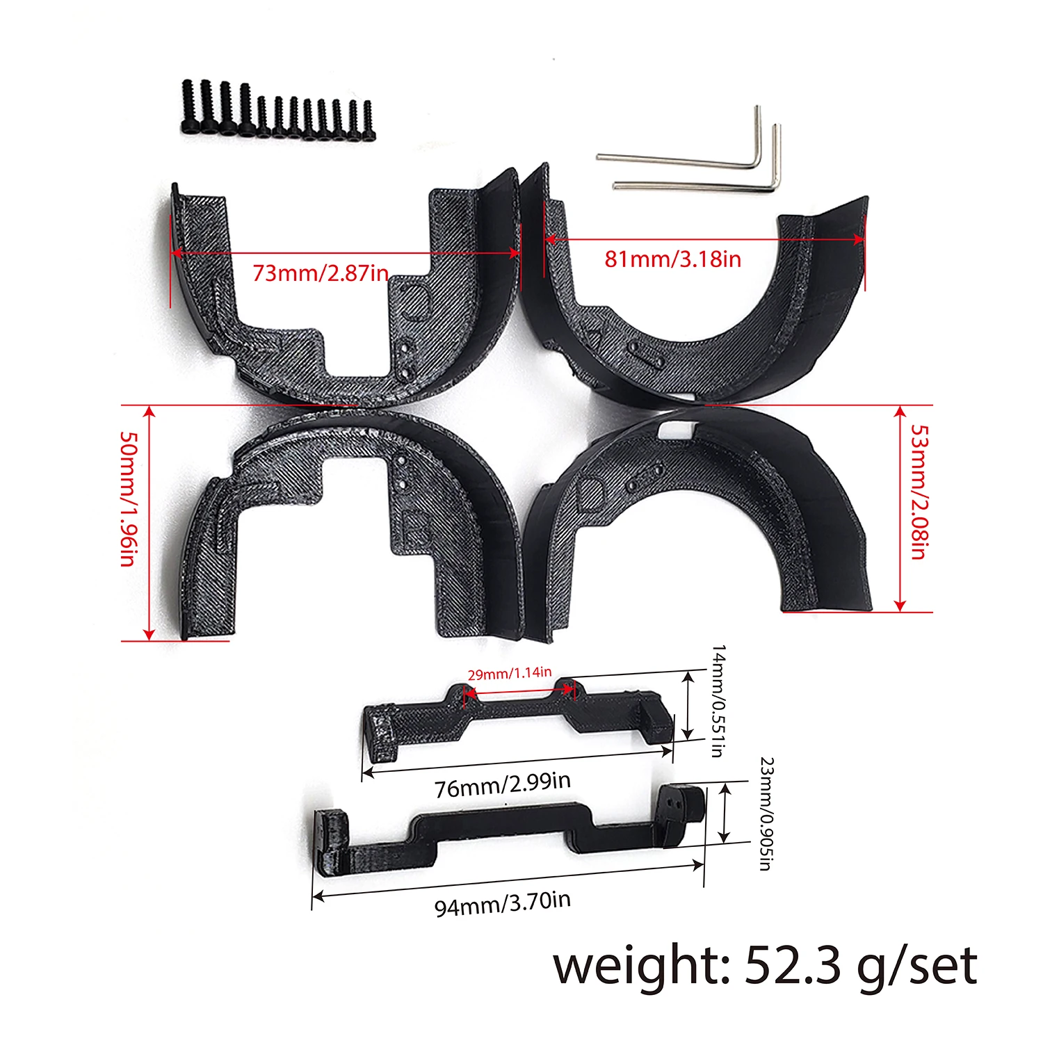 MAYA MJX HYPER GO 14304 Simulation Front And Rear Fender Lining
