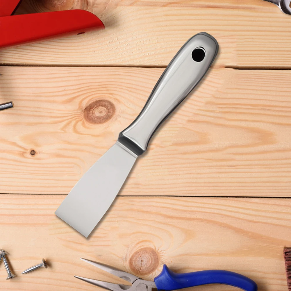 One-Piece Stainless Steel Putty Knife Spackle Tool Putty Scraper Spatula Scraper for Floor Wall Ceramic Tile Grout putty knife scraper,wall scraper