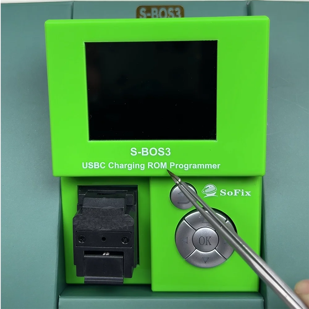 소픽스 S-BOS3 BY-3200S USBC 충전식 ROM 프로그래머 (맥북, 아이패드, 아이폰 2016-2013 CD3215 CD3217 ROM 데이터 쓰기/수리 도구)