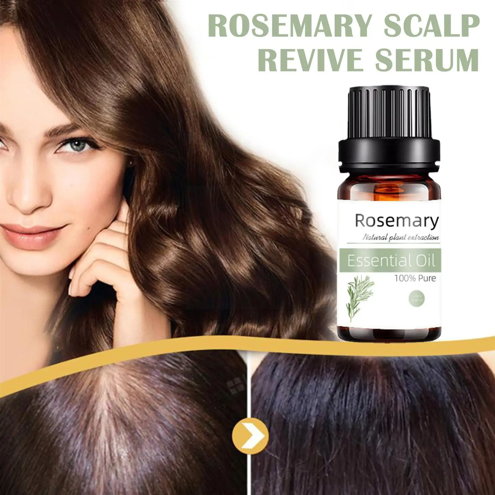 Rosemary Hair Growth Essential Oil Scalp Massage Care And Nourish Hair Stimulate Hair Hair