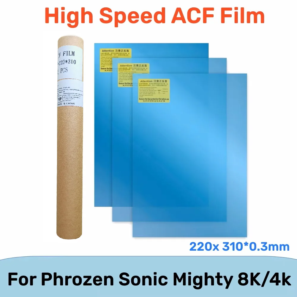 3Pcs ACF 필름 220x310mm Phrozen Sonic Mighty 8KS Sat..
