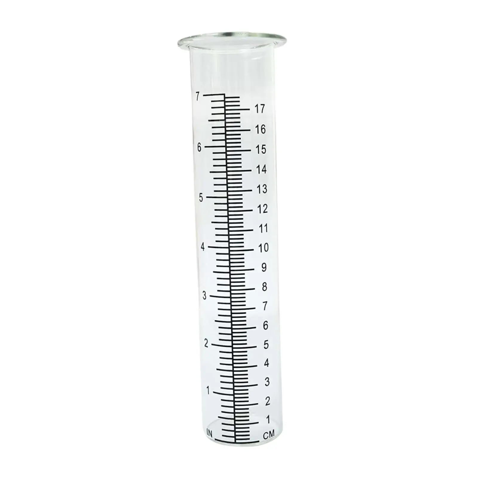 Rain Gauge Outdoor Rainwater Gauge with Scale for Deck Pathway Decoration