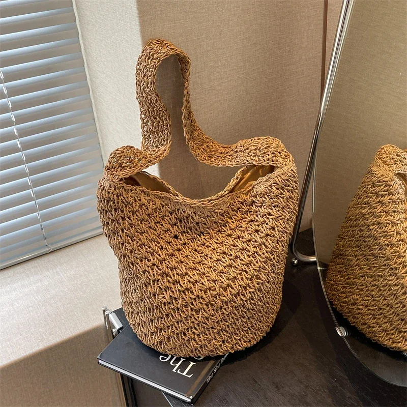 여성용 솔리드 인테리어 컴파트먼트 숄더백, 브레이드 2024 하이 퀄리티, 오픈 포켓 지퍼 원단, 여성용 핸드백 