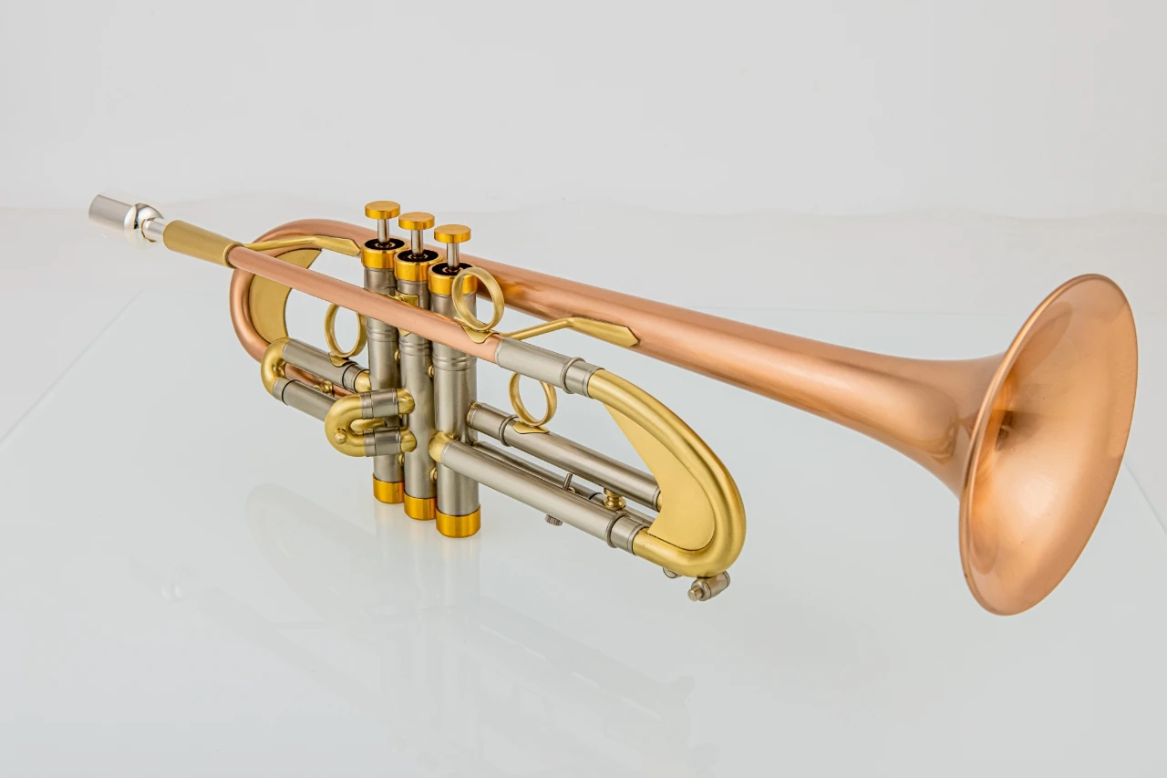 Bach Bb Trumpet Phosphorous Copper Brass Plated Professional Brass Instruments With Case