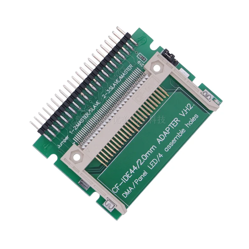 

1PC Compact Flash CF Card to 44Pin IDE 2.0mm Adapter Converter Board Male 2.5 Inch HDD 44Pin IDE Bootable Card For Board Arduino