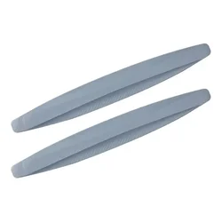 Dual Car Bumper Protector Strips - Enhanced Scratch and Collision Guard (Gray)
