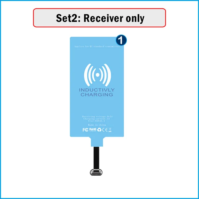 Qi Wireless Charger & Receiver For Oneplus 5 5t 6 6t 7 7t Pro 8 8t 9r 9rt  10r Wireless Charging Adapter Usb Type-c Connector - Wireless Chargers -  AliExpress