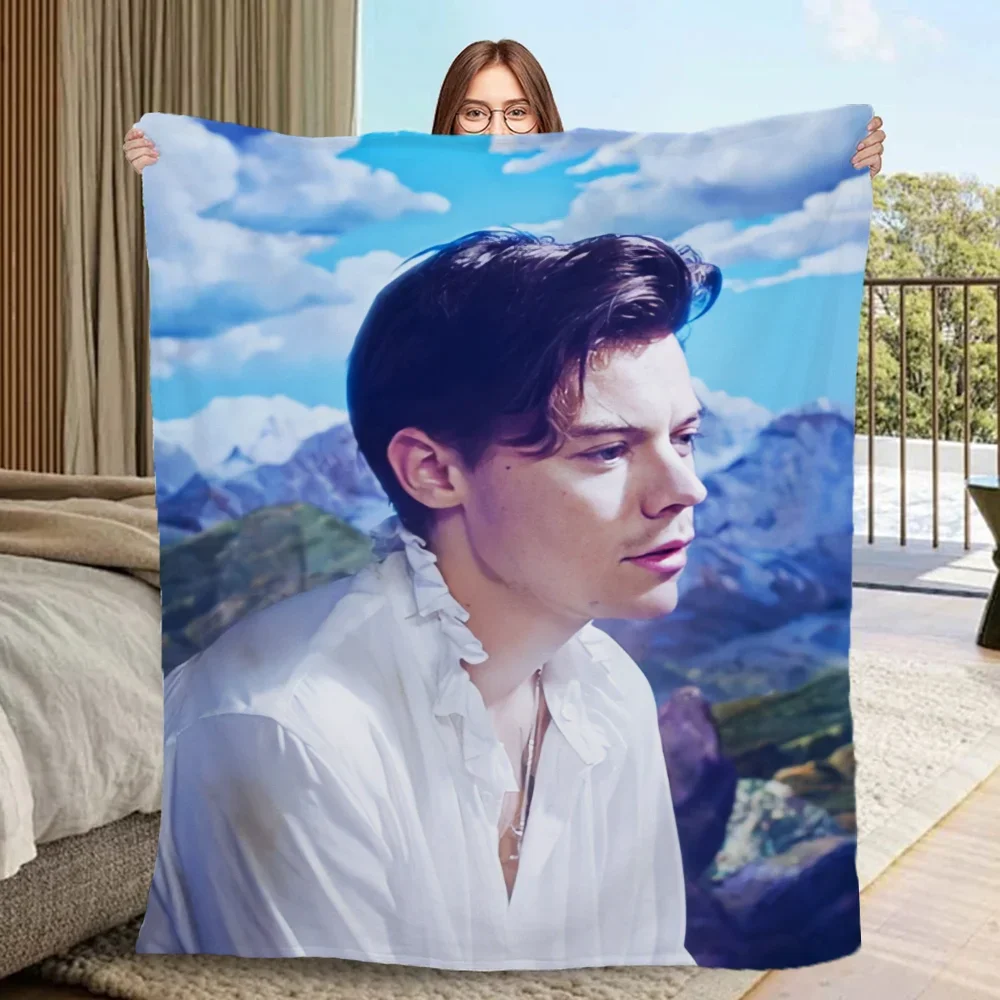 1 Direction Blanket Throw Blanket for Sofa Harrys Style Personalized Luxury Music Bedding Cobija Fluffy Soft Knee Blankets 3