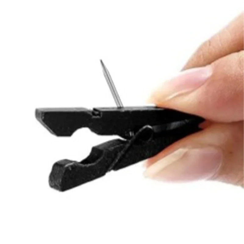 Wood Drawing Pins Push Pins with Clips Cork Board Steel Pointed Map Push Thumbtack for Cork Board Arts Project push pins