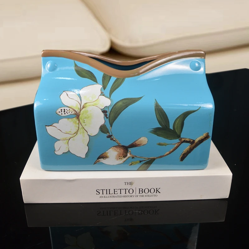 

WHYOU европейские коробки для керамических салфеток, антикварные благородные украшения для дома, держатель для салфеток, свадебный подарок