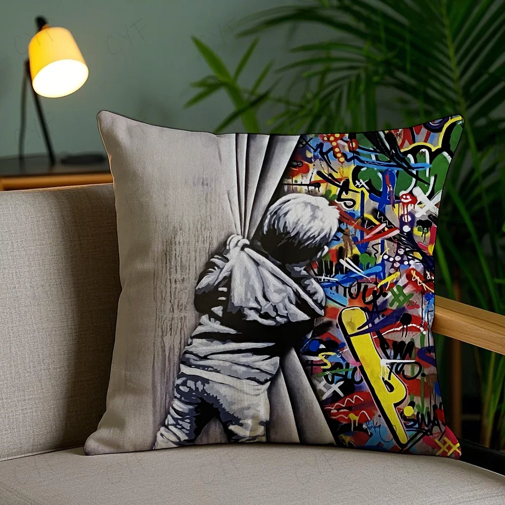 Embroidered Nordic Throw Pillow Covers